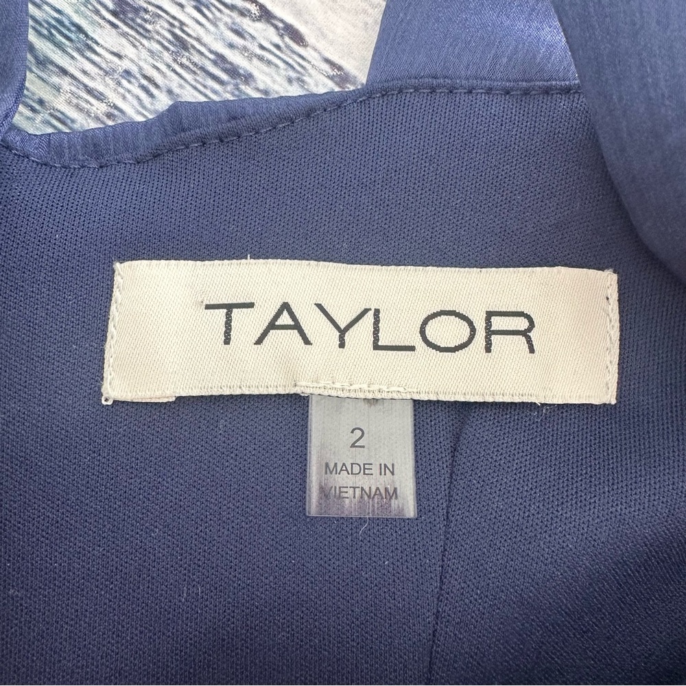 Taylor Navy Satin Ruched-Side Slip Dress - Picture 5 of 8